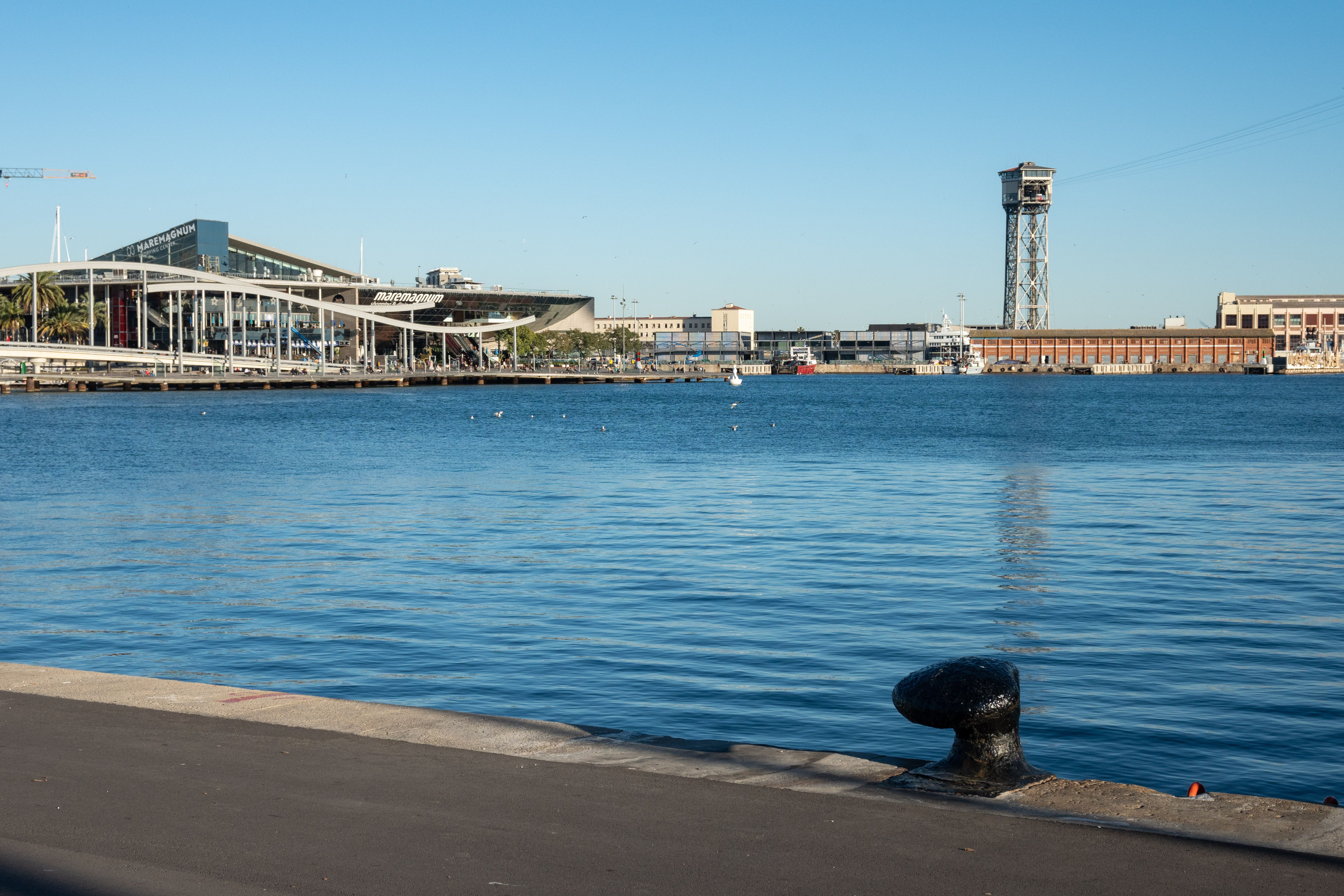Barcelona harbor city